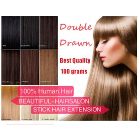 28 Colors 100s 16 22 Stick Tip Hair 1g S Human Hair Extensions