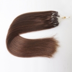 100S 16" Micro rings/loop hair 1g/s human hair extensions #02 Double Beads
