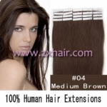 22" 60g Tape Human Hair Extensions #04