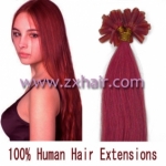 100S 22" Nail tip hair remy Human Hair Extensions #pink