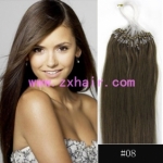 100S 20" Micro rings/loop hair remy human hair extensions #08
