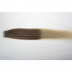20" 50g Tape Human Hair Extensions #12/613 Ombre