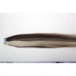 20" 50g Tape Human Hair Extensions #4/613 Mixed