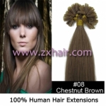 100S 18" Nail tip hair remy Human Hair Extensions #08