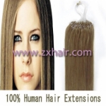 100S 18" Micro rings/loop hair remy human hair extensions #16