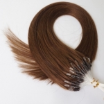 100S 18" Micro rings/loop hair 1g/s human hair extensions #04 Double Beads