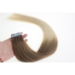 18" 40g Tape Human Hair Extensions #12/613 Ombre