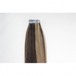 22" 60g Tape Human Hair Extensions #4/27 Mixed