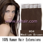 16" 30g Tape Human Hair Extensions #04