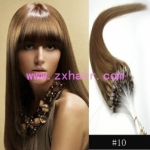 100S 18" Micro rings/loop hair remy human hair extensions #10