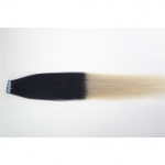 20" 50g Tape Human Hair Extensions #01/613 Ombre
