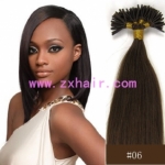 100S 20" Stick tip hair remy human hair extensions #06