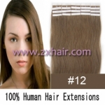 20" 50g Tape Human Hair Extensions #12