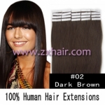24" 70g Tape Human Hair Extensions #02