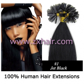 100S 20" Nail tip hair remy Human Hair Extensions #01