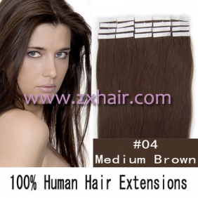 16" 30g Tape Human Hair Extensions #04