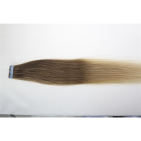 16" 30g Tape Human Hair Extensions #12/20 Ombre